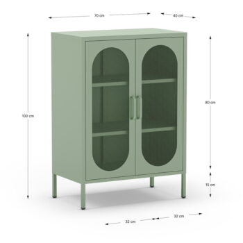 Skrinka v mentolovej farbe 70x100 cm Diora – Marckeric - Image 6