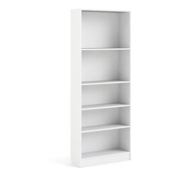Biela knižnica Tvilum Basic, 79 x 203 cm – Obrázok 2