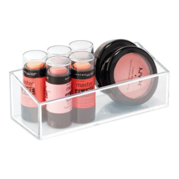 Priehľadný stohovateľný box iDesign Clarity, 15 x 6 cm – Obrázok 3