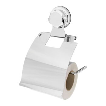 Samodržiaci kovový držiak na toaletný papier v striebornej farbe Bestlock Bath – Compactor - Image 4