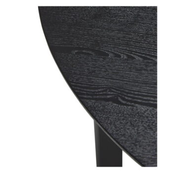 Čierny okrúhly jedálenský stôl ø 120 cm Fjord – Hübsch - Image 3