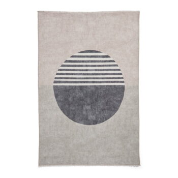 Sivý prateľný behúň s prímesou bavlny 60x170 cm Whisper – Think Rugs