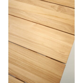 Záhradný jedálenský stôl z dubového dreva 102x220 cm Icaro – Kave Home - Image 6