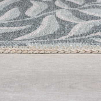 Svetlozelený umývateľný behúň s prímesou recyklovaných vlákien 60x230 cm Wallace – Flair Rugs - Image 6