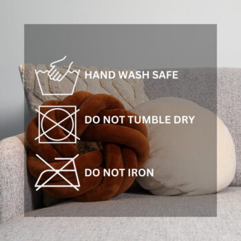 Dekoračný vankúš ø 30 cm Knot – Tiseco Home Studio – Obrázok 2