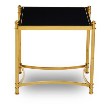 Odkladací stolík so sklenenou doskou 50x56 cm Ackley – Premier Housewares - Image 3