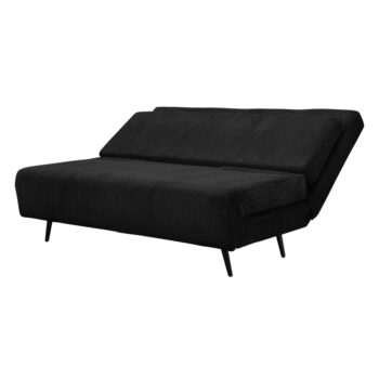 Antracitovosivá menčestrová rozkladacia pohovka 140 cm Mallory – Støraa - Image 4