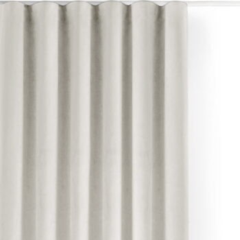 Krémový zamatový dimout záves 530x225 cm Velto – Filumi