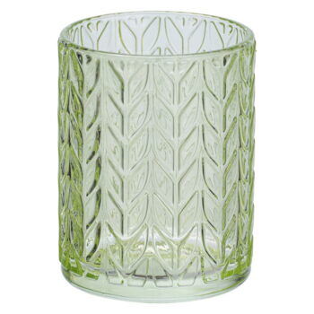 Zelený sklenený téglik na kefky Wenko Vetro – Obrázok 3