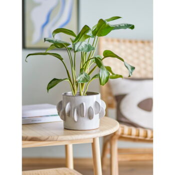 Kameninový obal na kvetináč ø 18 cm Roza - Bloomingville – Obrázok 2