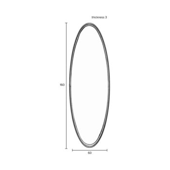Nástenné zrkadlo 60x160 cm Matz – White Label - Image 6