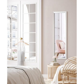 Nástenné orámované zrkadlo v dekore bieleho dreva Styler Paris, 47 x 147 cm – Obrázok 3