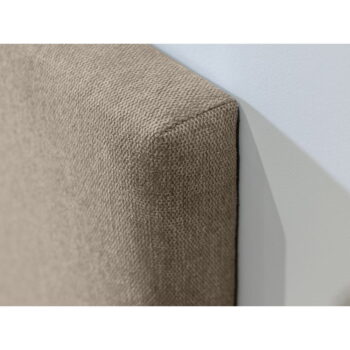 Béžová čalúnená dvojlôžková posteľ s úložným priestorom s roštom 160x200 cm Blandine – Bobochic Paris – Obrázok 2