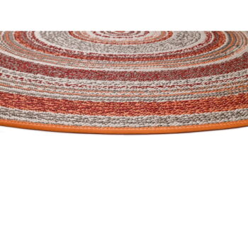 Oranžový vonkajší koberec Universal Verdi, ⌀ 120 cm - Image 3