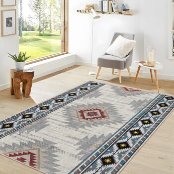 Prateľný koberec 120x180 cm Ethnic Geo – Mila Home - Image 6