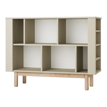 Béžová detská knižnica 120x40 cm Miloo – Pinio - Image 2