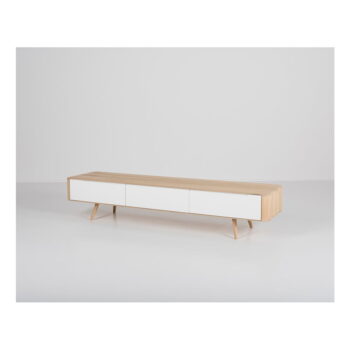 Televízny stolík z dubového dreva Gazzda Ena, 225 × 42 × 45 cm - Image 9