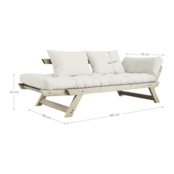 Variabilná pohovka Karup Design Bebop Natural Clear/Mocca - Image 2