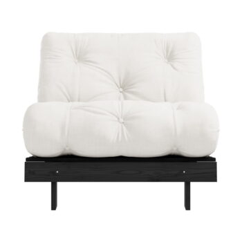 Krémovobiele kreslo Roots Black Night – Karup Design