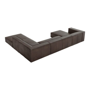 Hnedá kožená rohová pohovka (pravý roh) Madame - Windsor & Co Sofas - Image 4