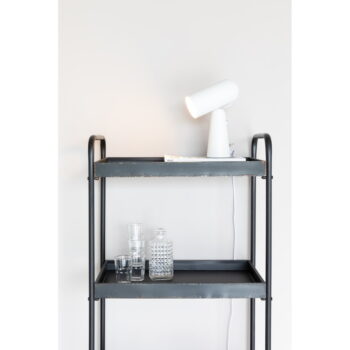 Biela stolová lampa White Label Vesper - Image 7