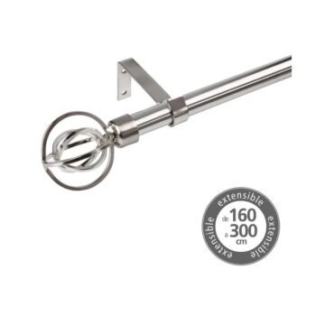 Kovová roztiahnuteľná garniža 160 - 300 cm – Casa Selección – Obrázok 2