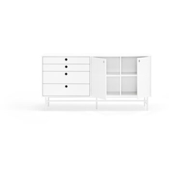 Biela komoda Teulat Punto, šírka 150 cm - Image 4