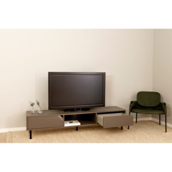 Tmavosivý TV stolík 177x39 cm Corner - Tenzo – Obrázok 7