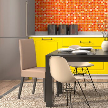 Súprava 9 dekoratívnych samolepiek na stenu Ambiance Mosaics, 10 × 10 cm - Image 3