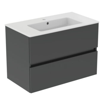 Sivá závesná skrinka pod umývadlo 80x55 cm Eurovit+ – Ideal Standard - Image 3