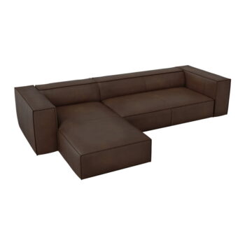 Tmavohnedá kožená rohová pohovka (ľavý roh) Madame - Windsor & Co Sofas - Image 3
