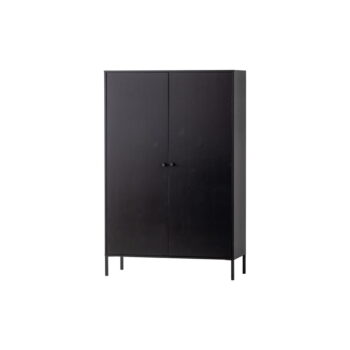 Čierna skrinka z borovicového dreva 100x155 cm Xam – WOOOD – Obrázok 2