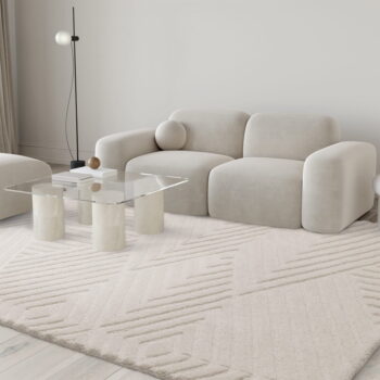 Krémovobiely vlnený koberec 120x170 cm Hague – Asiatic Carpets - Image 2