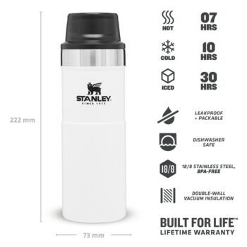 Biela termoska 470 ml – Stanley - Image 8