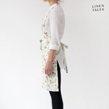 Ľanová zástera s vianočným motívom – Linen Tales – Obrázok 2