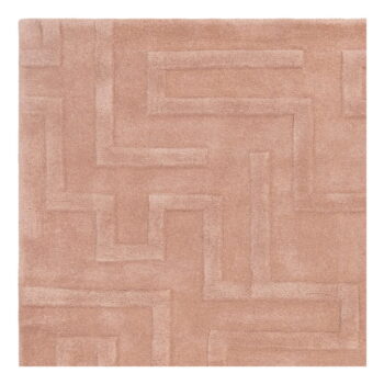 Svetloružový vlnený koberec 120x170 cm Maze – Asiatic Carpets - Image 3