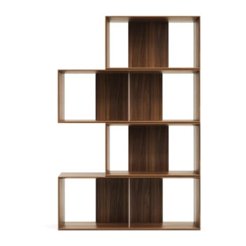 Hnedý modulárny policový systém v dekore orecha 4 ks 168x76 cm Litto – Kave Home - Image 6