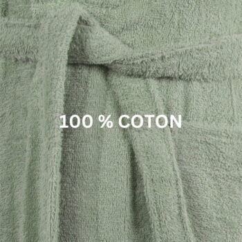 Hnedý bavlnený župan veľkosť XXL Lindu – Tiseco Home Studio – Obrázok 3