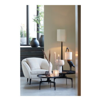 Čierne okrúhle konferenčné stolíky v súprave 2 ks ø 75 cm Tobias – Light & Living – Obrázok 5