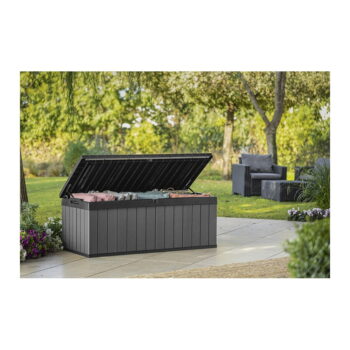 Sivý záhradný úložný box Darwin – Keter - Image 3