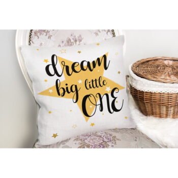 Detská obliečka na vankúš 43x43 cm Dream Big – Mila Home – Obrázok 2