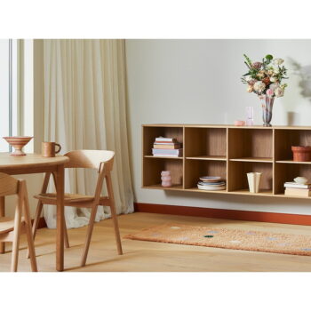 Závesná knižnica v dekore duba v prírodnej farbe 220x61 cm Mistral – Hammel Furniture – Obrázok 2