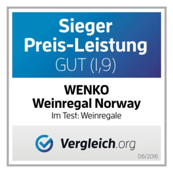 Stojan 12 fliaš vína z orechového dreva Wenko Norway – Obrázok 2