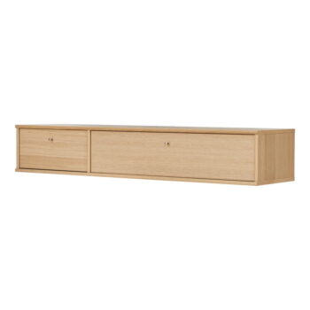 TV stolík v dekore duba v prírodnej farbe 133x22 cm Mistral – Hammel Furniture - Image 2