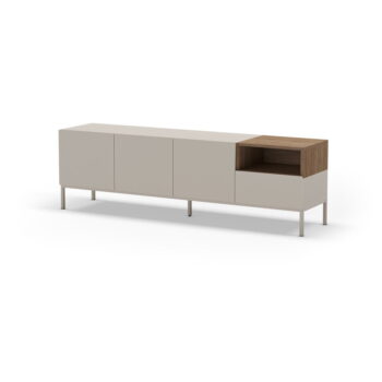 Krémový TV stolík 180x55 cm Cailin – Marckeric - Image 6