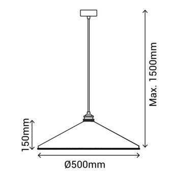 Biele závesné svietidlo SULION Elena, výška 150 cm - Image 6