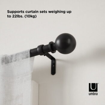 Oceľová roztiahnuteľná garniža 183 - 366 cm Bolas - Umbra - Image 10