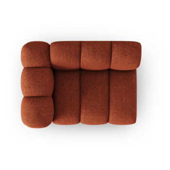 Modul pohovky v tehlovej farbe (ľavý roh) Lupine – Micadoni Home - Image 3