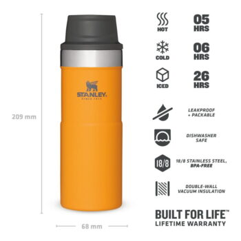 Žltý termo hrnček 350 ml – Stanley - Image 10