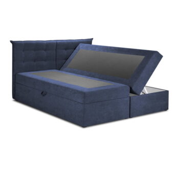 Tmavomodrá dvojlôžková posteľ Mazzini Beds Echaveria, 180 x 200 cm – Obrázok 3